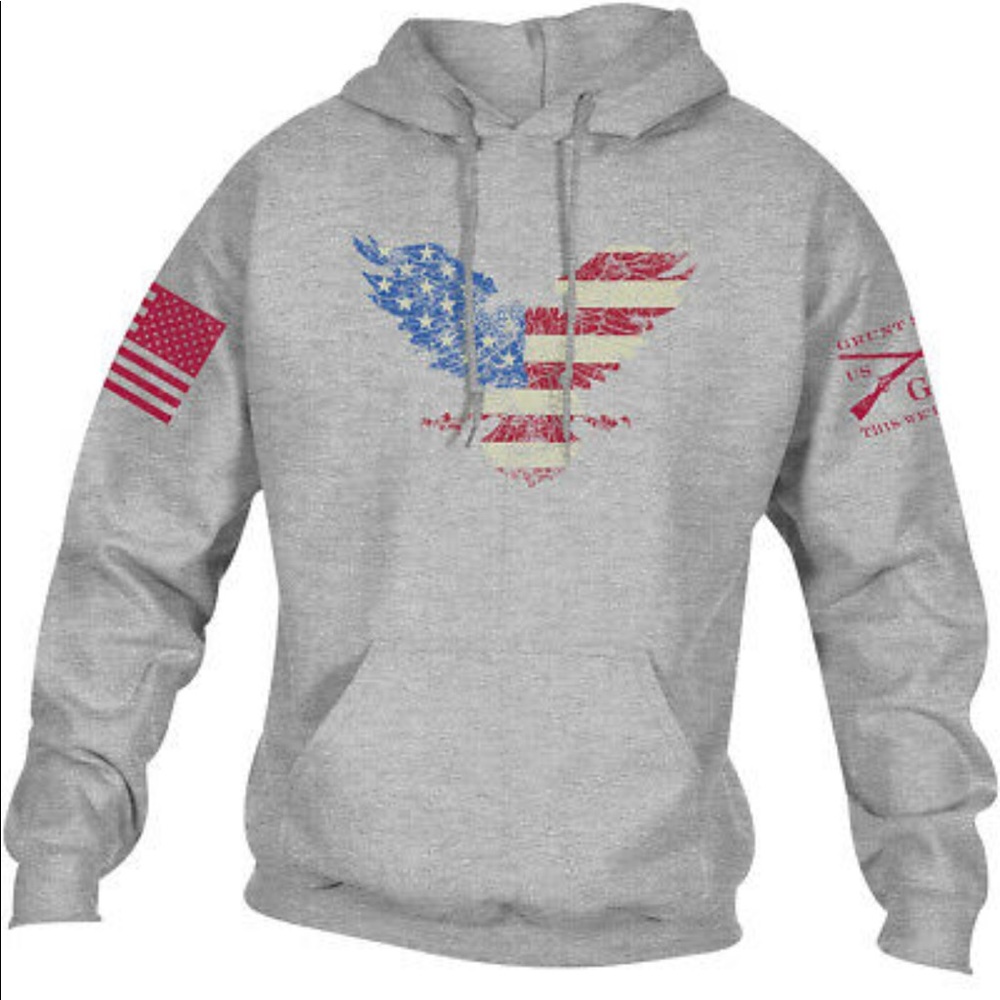 Grunt Style Freagle Pullover Hoodie - Sport Gray